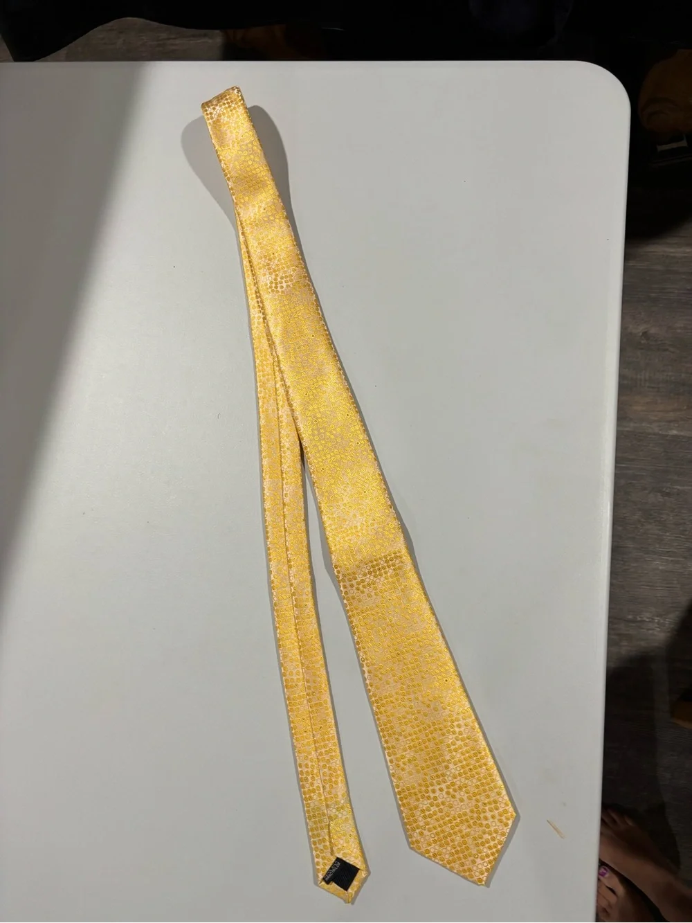 Gold Patterned Decorative Tie - Barry Wang
